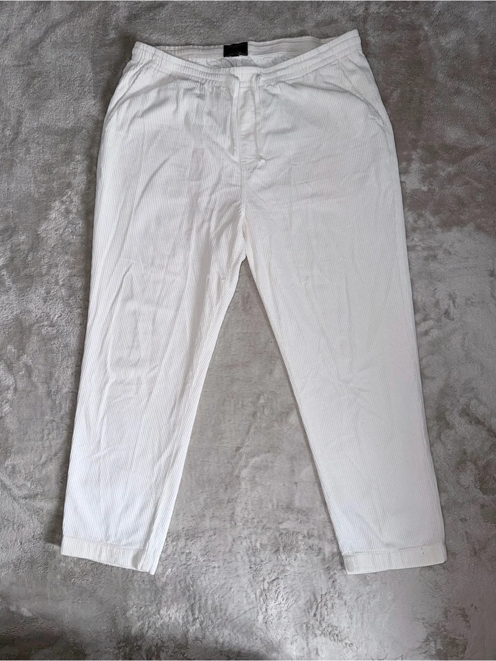 Todd Snyder Men’s Corduroy Weekend Drawstring Pants Size XL In Ivory